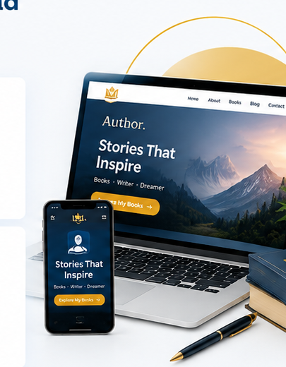 Book Rev Publishing Author Website Design