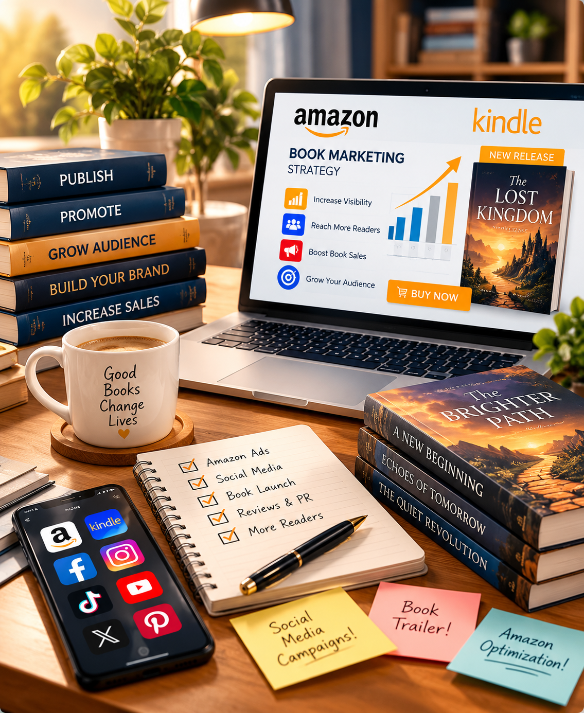 Book Rev Publishing affordable book marketing and Amazon Kindle promotion